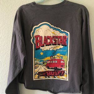 Asymmetric Long Sleeve Graphic T Shirt